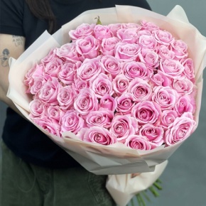 Букет из 55 роз Аваланж (60 см) в Лосино-Петровском