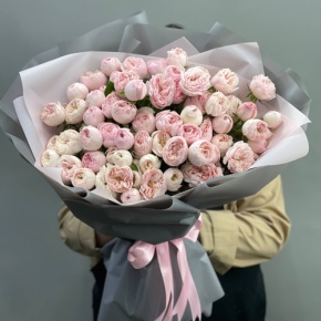 Букет из 25 кустовых роз Мэнсфилд Парк (60 см) в Лосино-Петровском
