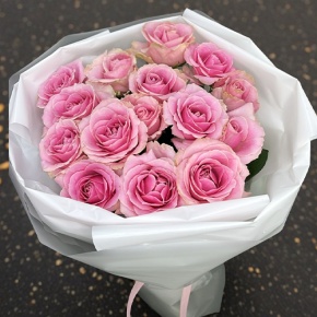 Букет из 15 пудровых роз (70 см) в Лосино-Петровском