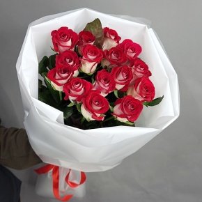 Букет из 15 рубиновых роз (70 см) в Лосино-Петровском