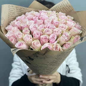 Букет из 51 пастельной розы (40 см) в Лосино-Петровском
