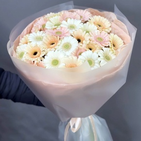 Букет "Гера" из 25 гербер в Лосино-Петровском