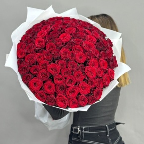 Букет 101 красная роза (60 см) в Лосино-Петровском