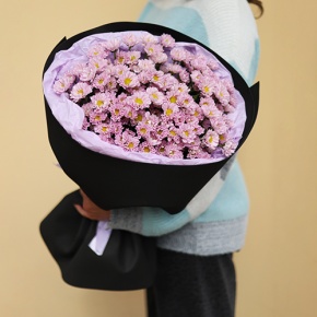 Стильный букет из 11 хризантем сантини в Лосино-Петровском