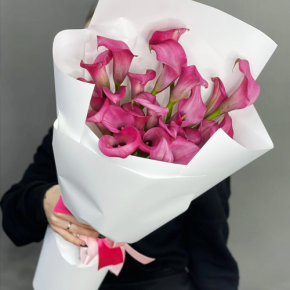 Монобукет из 21 каллы в Лосино-Петровском