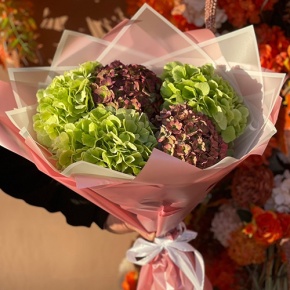 Букет из Голландских гортензий микс в Лосино-Петровском