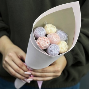 Букет из 7 шоколадных пионов в Лосино-Петровском