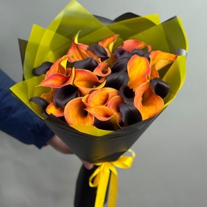 Букет "Карамель" из 29 калл в Лосино-Петровском