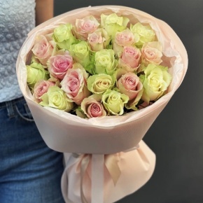 Букет из 21 нежной розы (40 см) в Лосино-Петровском
