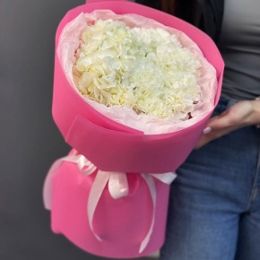 Букет "Гламур" из гортензии и диантусов в Лосино-Петровском