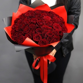 Букет из 51 красной розы (50 см) в Лосино-Петровском