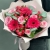 Букет "Маджента" из микса роз, гербер и эвкалипта в Лосино-Петровском Букет "Маджента" из микса роз, гербер и эвкалипта в Лосино-Петровском