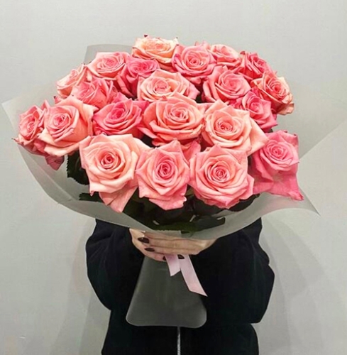 Букет из 21 розовой розы (50 см) в Лосино-Петровском