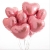 Сердце розовое фольгированный шар с гелием (45 см) в Лосино-Петровском