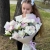 Букет на 1 сентября из лилий, хризантем и георгин в Лосино-Петровском