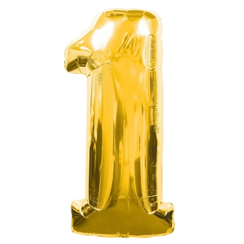 Шар гелиевый цифра 1 (40х102 см) в Лосино-Петровском