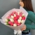 Букет из 25 кораллово-белых тюльпанов в Лосино-Петровском