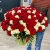 Букет 151 роза красный и белый микс (60 см) в Лосино-Петровском Букет 151 роза красный и белый микс (60 см) в Лосино-Петровском
