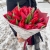 Букет 27 красных тюльпанов в Лосино-Петровском Букет 27 красных тюльпанов в Лосино-Петровском